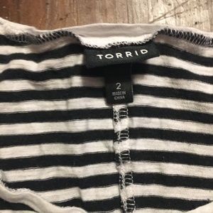 Torrid Stripe Shirt-Size 2